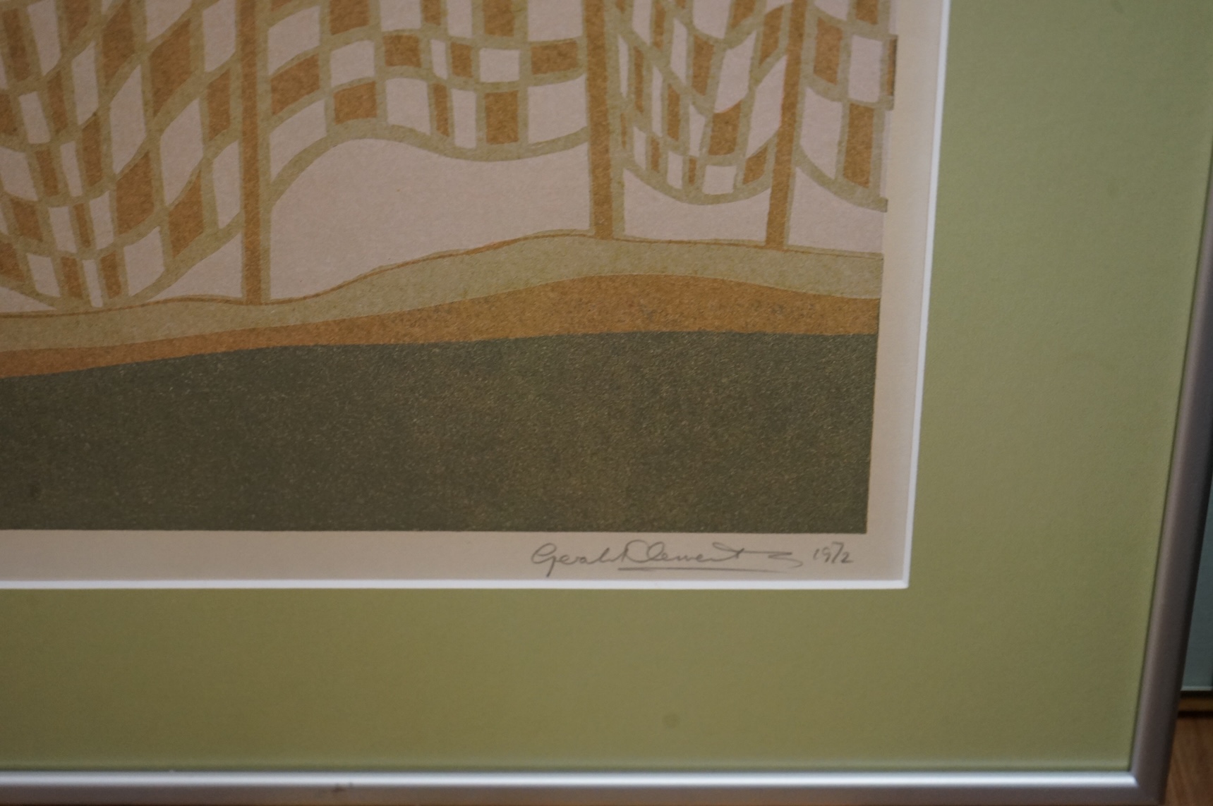 Gerald Clements, three screen prints, each signed in pencil to include an artist's proof example, titled 'Kilve Suite - Stream Vierato' dated 1973, largest 43 x 53cm
